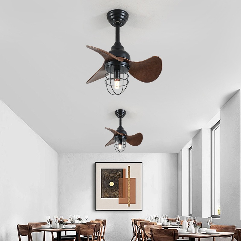 Interior Design Industrial Style - Ventilateur de plafond rétro américain avec