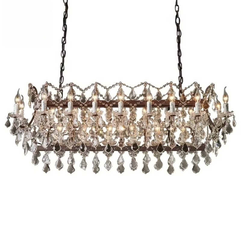 Interior Design Industrial Style - Lustre en cristal, style design industriel,