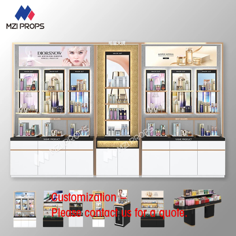 Interior Design Exhibition - Mobilier cosmétique personnalisé avec éclairage LED,
