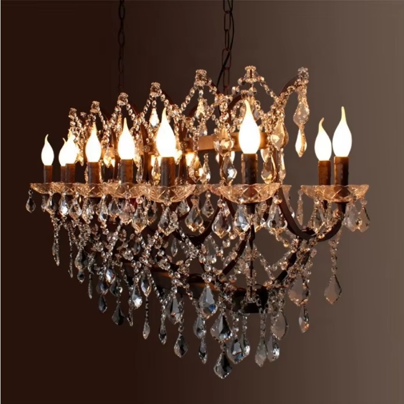 Lustre en cristal, style desig - Interior Design Industrial Style avis et prix