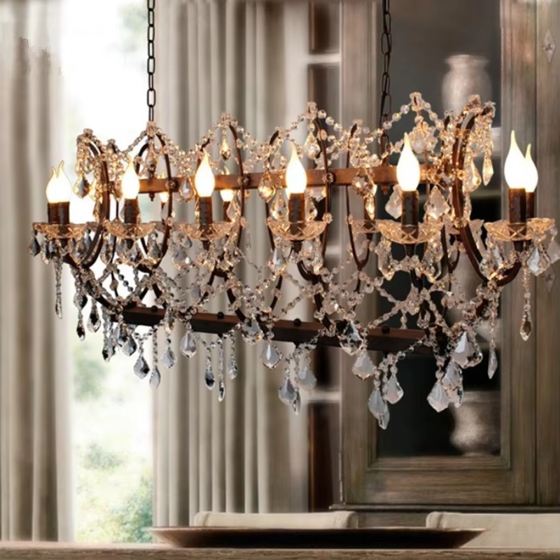Lustre en cristal, style desig - Interior Design Industrial Style avis et prix