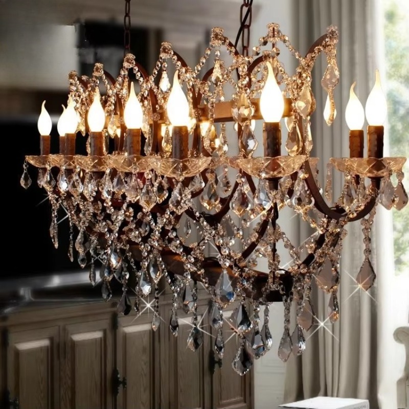 Lustre en cristal, style desig - Interior Design Industrial Style avis et prix