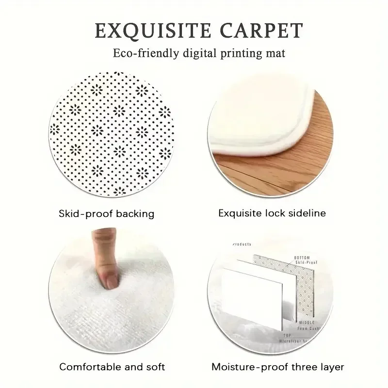 Tapis imprimés de peinture d'a - Printed Rug Abstract avis et prix