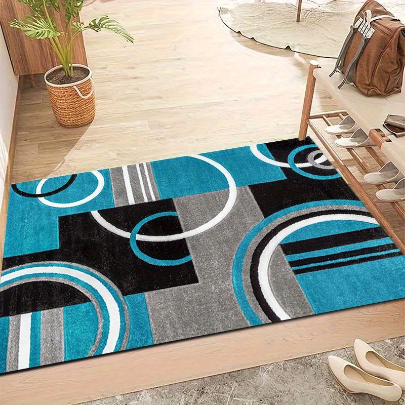 VIKAMA Tapis d'entrée géométri - Printed Rug Abstract avis et prix