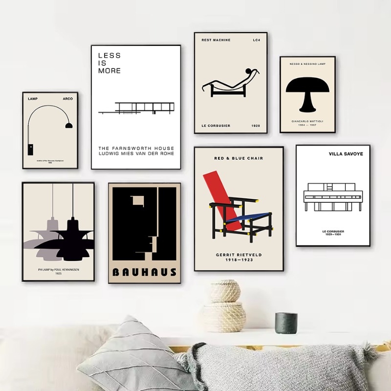 Affiche classique d'architectu - Interior Design Layout avis et prix