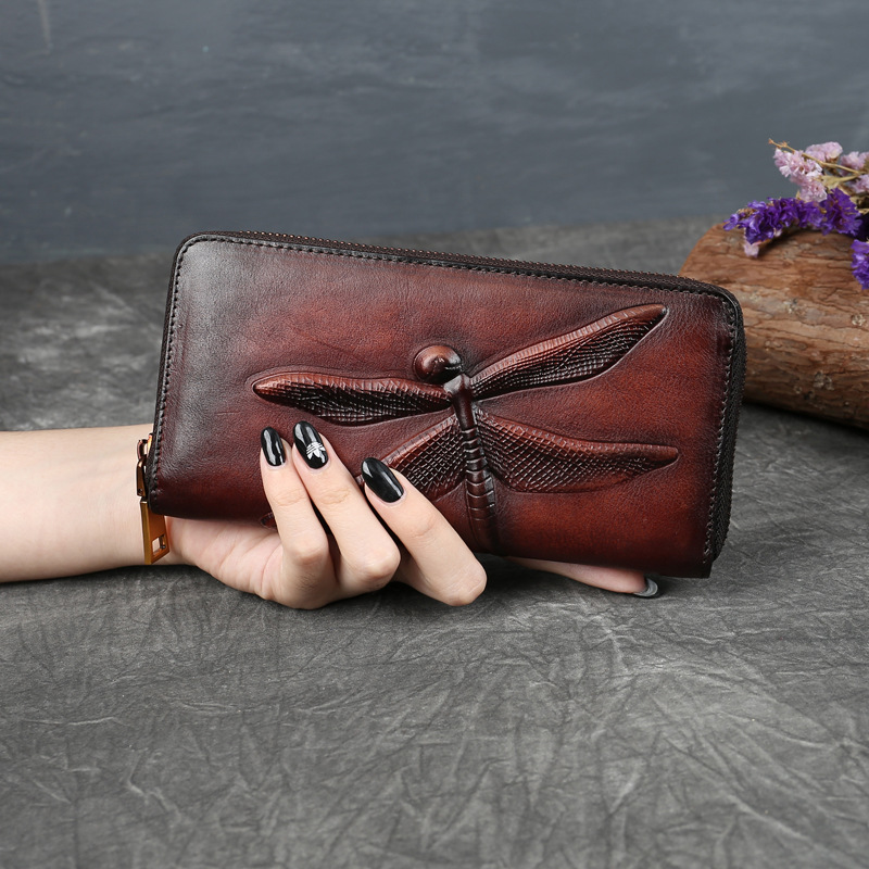 Porte-monnaie en cuir de vache - Interior Design Id avis et prix