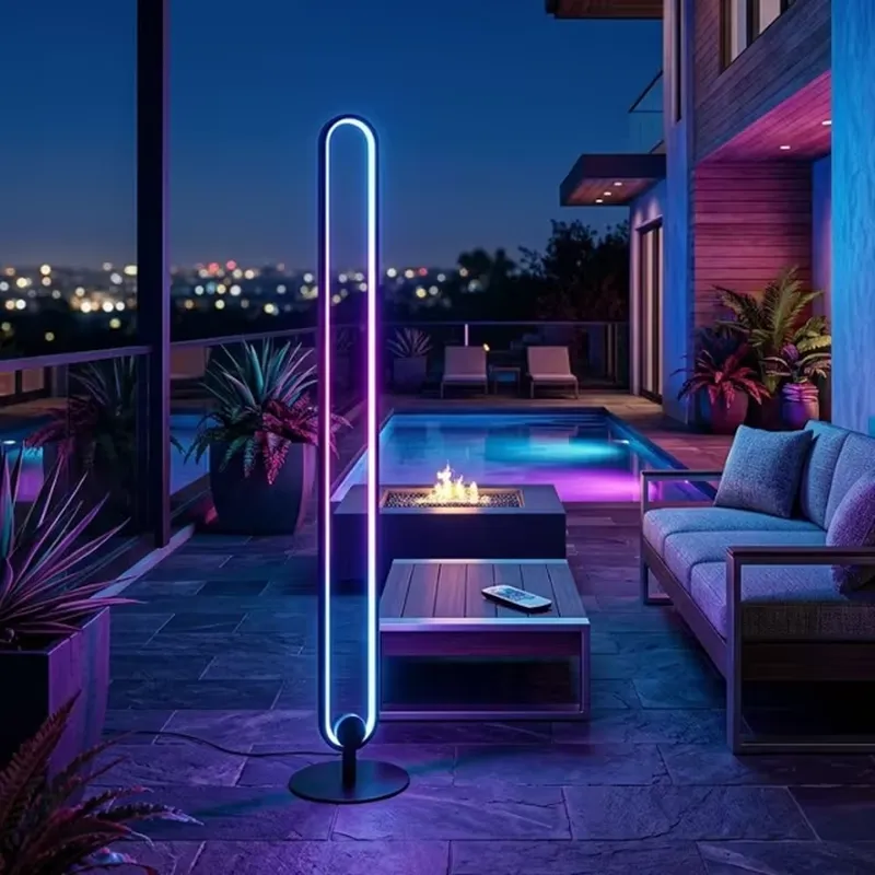 Lampadaire LED Nordique Modern - Interior Design Exhibition avis et prix