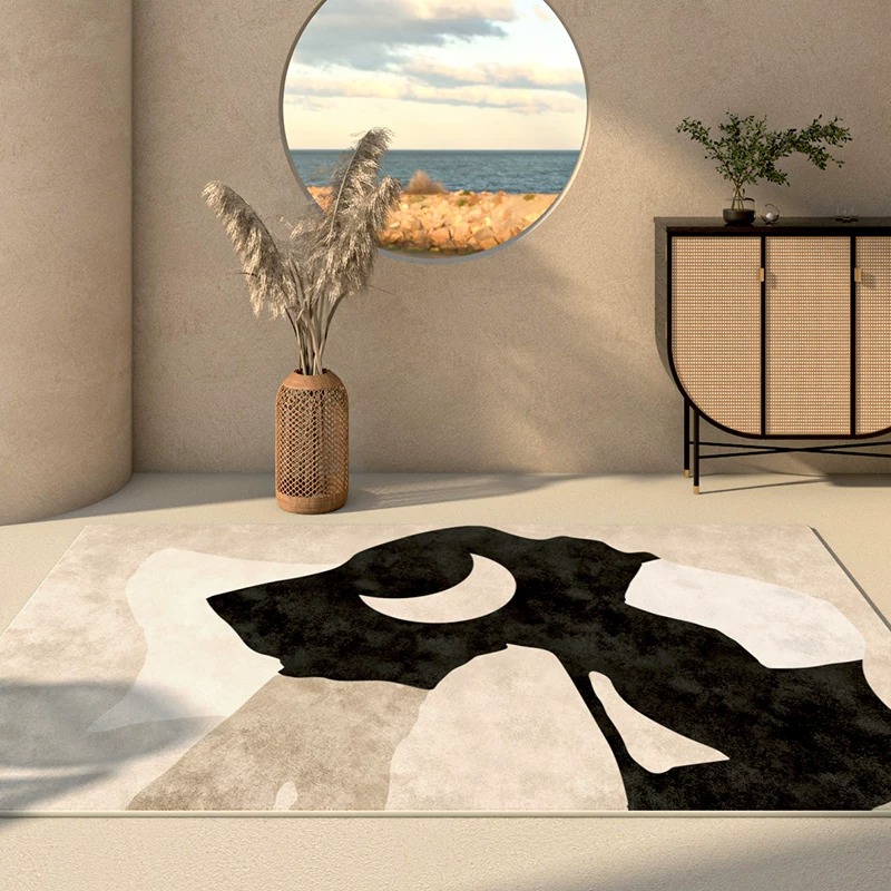 Tapis Japandi Wabi-sabi pour s - Printed Rug Abstract avis et prix