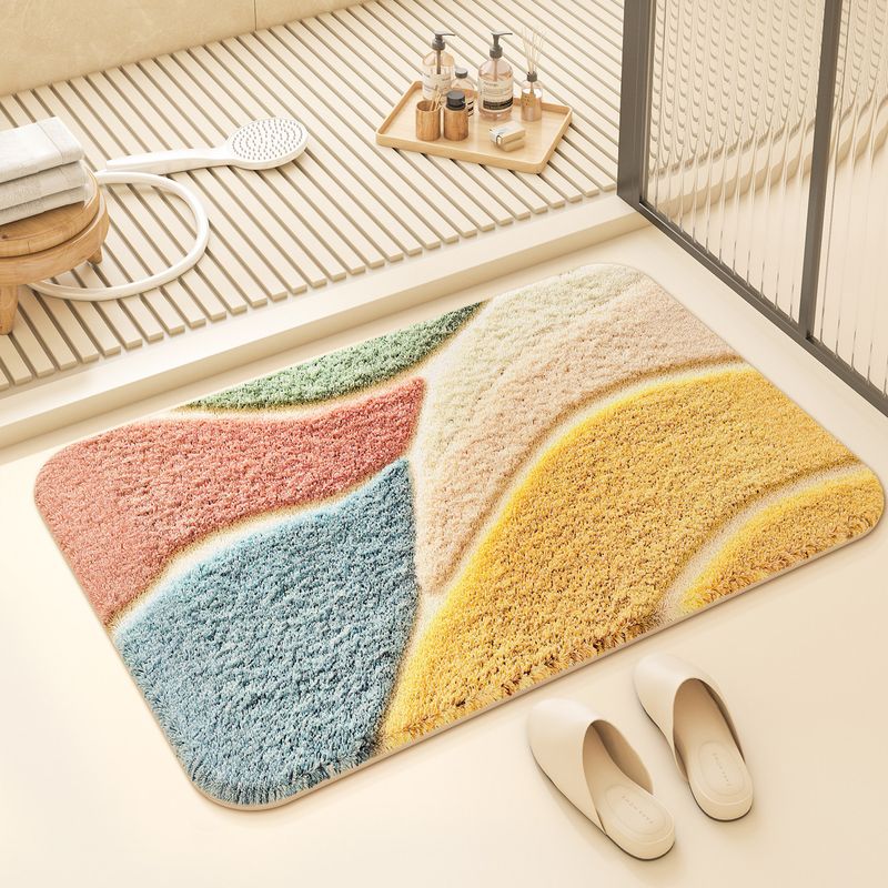 Tapis de bain géométrique mode - Printed Rug Abstract avis et prix